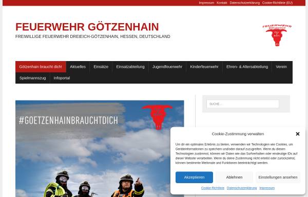 Vorschau von www.goetzenhain.de, Freiwillige Feuerwehr Dreieich-Götzenhain