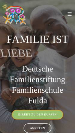 Vorschau der mobilen Webseite familienschule-fulda.de, Familienschule Fulda