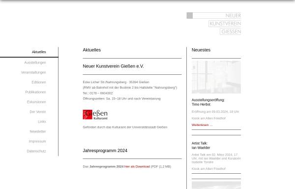 Neuer Kunstverein Gießen e.V.