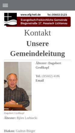 Evangelisch-Freikirchliche Gemeinde Baptisten Hessisch Lichtenau