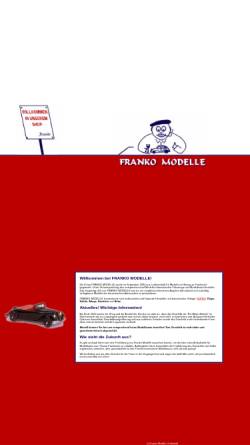 Vorschau der mobilen Webseite www.franko-modelle.de, Franko Modelle
