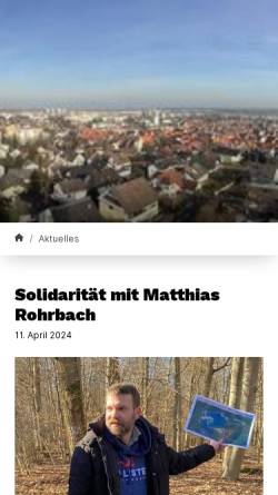 Vorschau der mobilen Webseite www.die-linke-kreis-offenbach.de, Die Linke, Kreisverband Offenbach