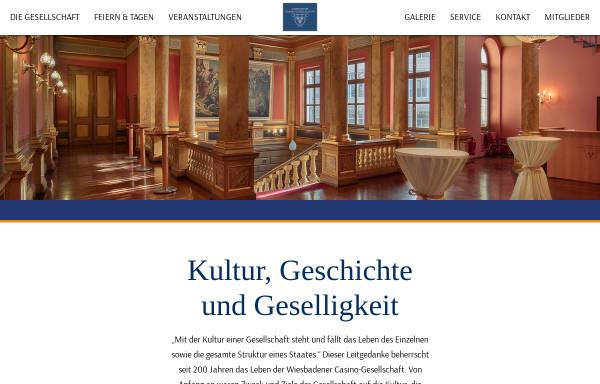 Vorschau von casino-gesellschaft.de, Wiesbadener Casino-Gesellschaft