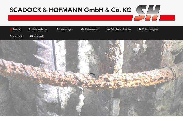 Vorschau von www.scadock-hofmann.de, Scadock & Hofmann GmbH & Co. KG