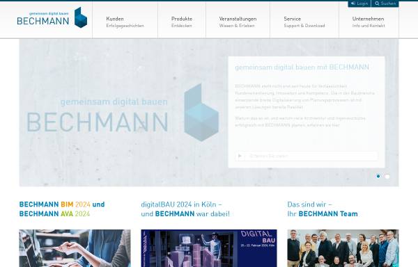 Vorschau von www.bechmann-ava.de, Bechmann und Partner GmbH