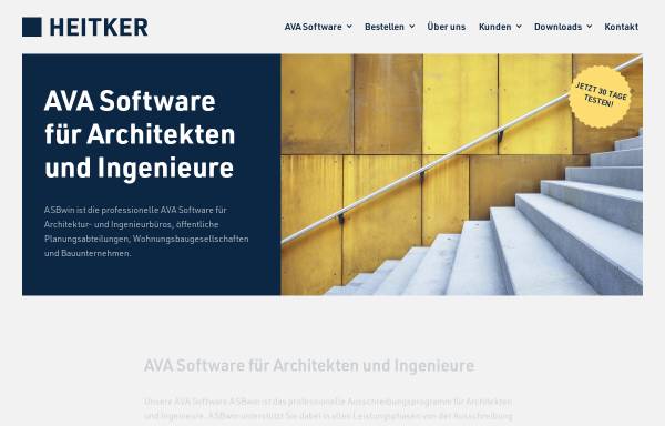 Vorschau von www.heitker.de, Heitker AVA Software GmbH