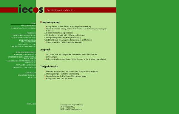 IECO Ingenieurbüro für Energieeinsparung und Contracting Schmid