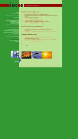Vorschau der mobilen Webseite iecos.de, IECO Ingenieurbüro für Energieeinsparung und Contracting Schmid