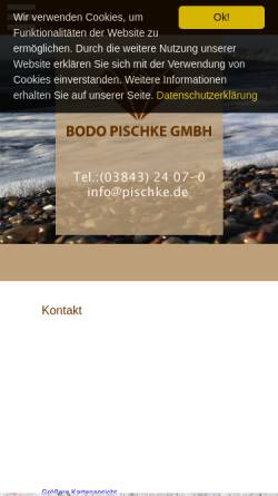 Vorschau der mobilen Webseite www.pischke.de, Bodo Pischke GmbH