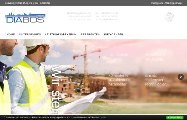Vorschau von www.diabos.net, Diabos GmbH & Co.KG