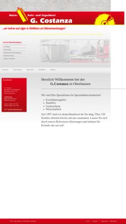 Vorschau der mobilen Webseite www.kernbohrdienst.de, G. Costanza, Betonbohr- und Sägedienst