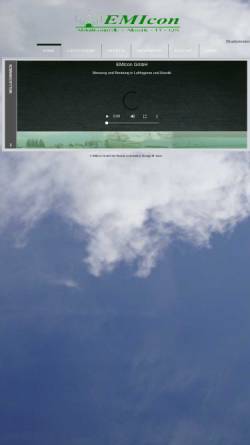 Vorschau der mobilen Webseite www.emicon.ch, EMIcon GmbH