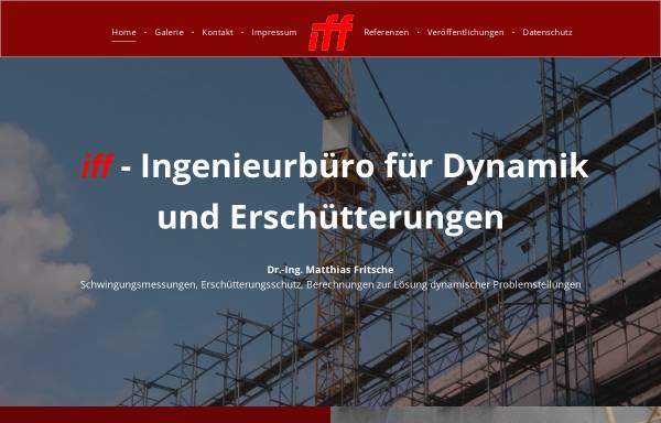 Vorschau von www.iff-berlin.de, Faust, Bernhard; Fritsche, Matthias - Ingenieurbüro iff