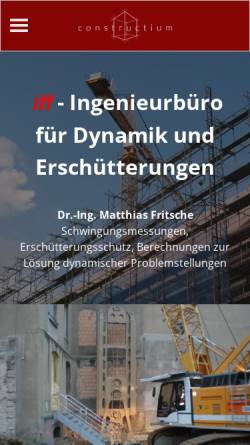 Vorschau der mobilen Webseite www.iff-berlin.de, Faust, Bernhard; Fritsche, Matthias - Ingenieurbüro iff