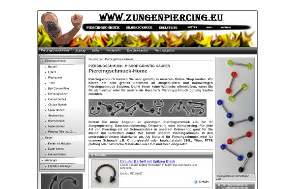 Vorschau von www.zungenpiercing.eu, Zungenpiercing, Matthias Hosse