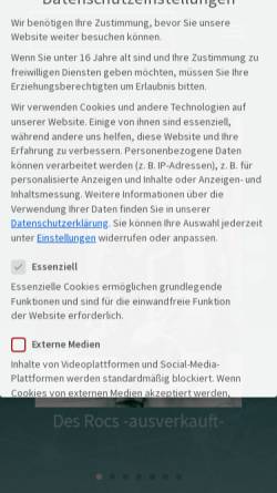Vorschau der mobilen Webseite www.frannz.de, Frannz GmbH & Co. KG
