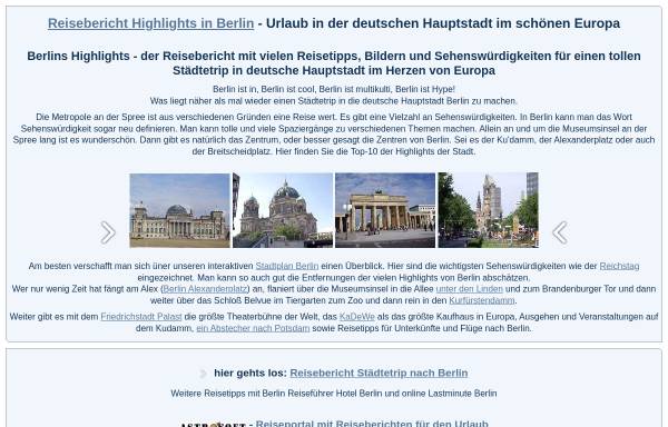Reisebericht Berlin