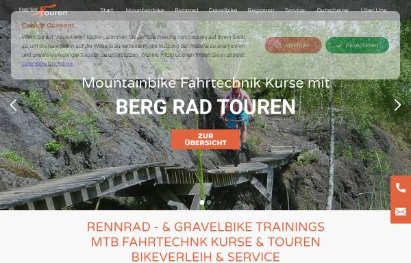 Vorschau von www.bergradtouren.de, Berg Rad Touren, Ralf Bielawny