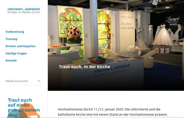 Vorschau von www.kirchenhochzeit.ch, Kirchenhochzeit
