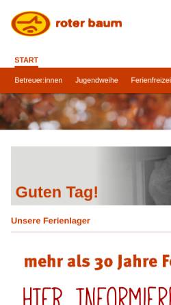 Vorschau der mobilen Webseite roter-baum.de, Jugendverein 