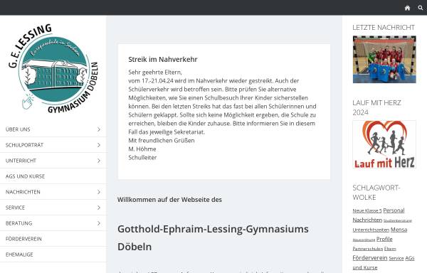 Vorschau von www.lgd.de, G. E. Lessing Gymnasium