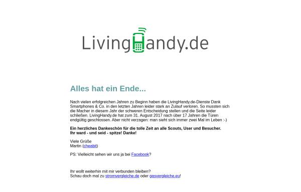 Vorschau von www.livinghandy.de, LivingHandy