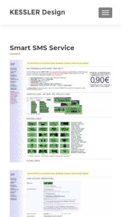 Vorschau der mobilen Webseite www.smart-sms.com, Smart SMS