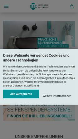 Vorschau der mobilen Webseite www.betec-ideen.de, Betec