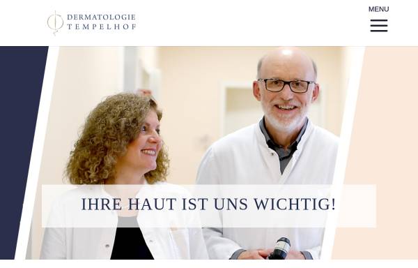 Vorschau von www.hautnah-berlin.de, Gemeinschaftspraxis Dermatologie