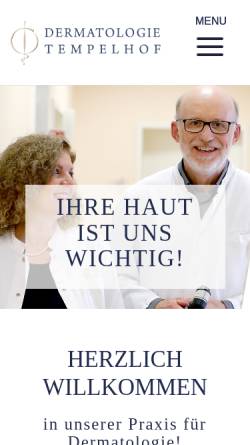 Vorschau der mobilen Webseite www.hautnah-berlin.de, Gemeinschaftspraxis Dermatologie