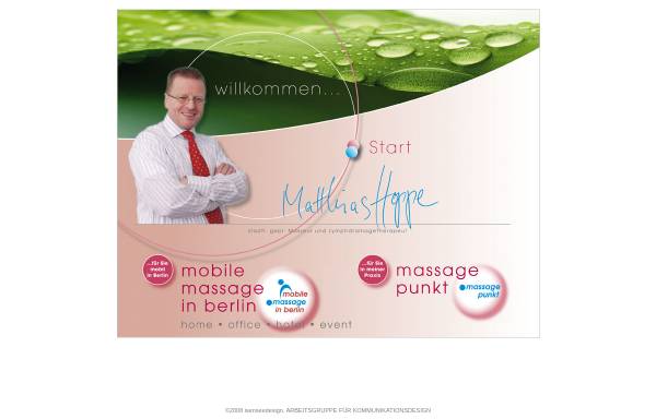 Vorschau von www.mobile-massage-in-berlin.de, Mobile Massage Matthias Hoppe