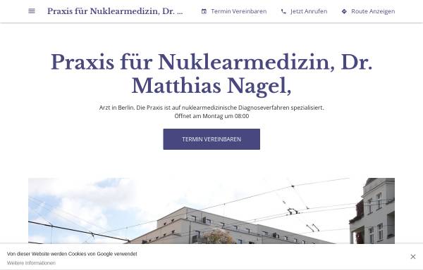 Vorschau von praxis-fur-nuklearmedizin-dr-matthias-nagel.business.site, Nuklearmedizinische Praxis Dr. Nagel