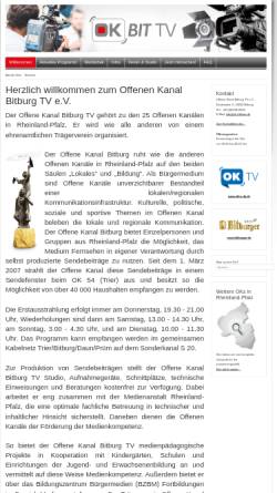 Vorschau der mobilen Webseite www.ok-bitburg.de, Offener Kanal Bittburg