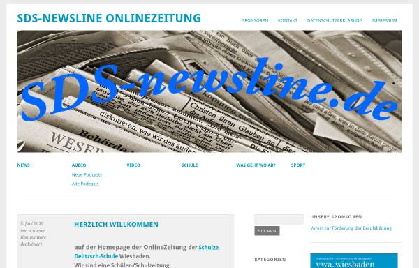 Vorschau von www.sds-newsline.de, SDS-Newsline