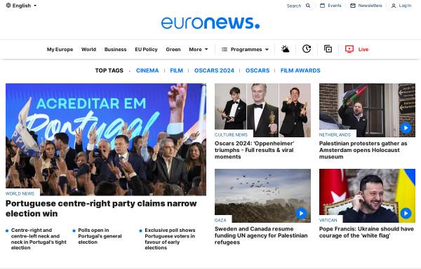 Vorschau von www.euronews.com, Euronews