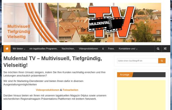 Vorschau von www.muldentaltv.de, Muldental TV GmbH