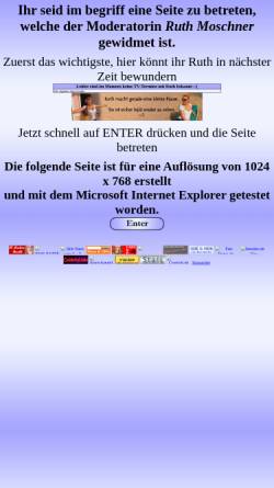 Vorschau der mobilen Webseite www.ruth-moschner-fanpage.de, Die Ruth-Moschner-Fanpage