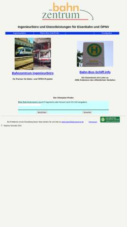Vorschau der mobilen Webseite www.bahnzentrum.de, Das Bahnzentrum