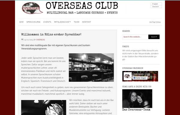 Vorschau von www.overseasclub.de, Overseas Club
