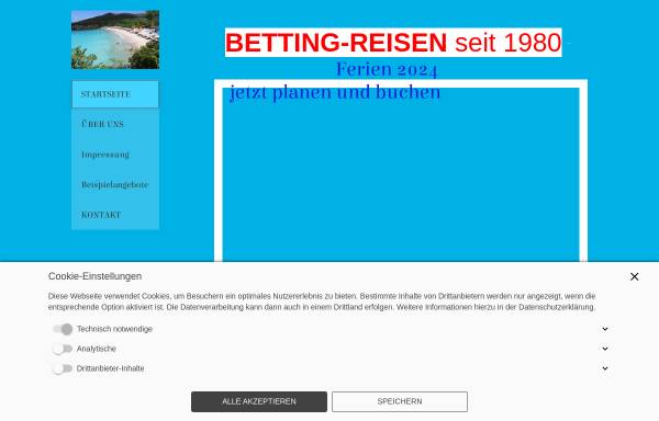 Vorschau von www.bettingtravel.de, Betting Reisen