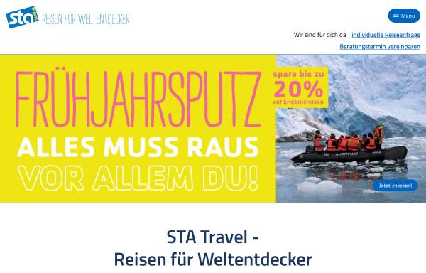 Vorschau von www.statravel.de, STA Travel GmbH