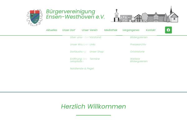 Vorschau von www.bv-ensen-westhoven.de, Bürgervereinigung-Ensen-Westhoven e.V.