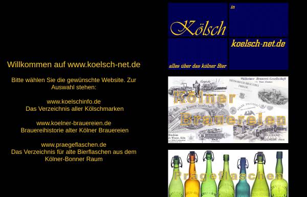 Vorschau von www.koelsch-net.de, Kölsch im Kölsch-Net
