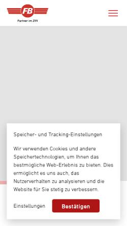 Vorschau der mobilen Webseite www.forchbahn.ch, Forchbahn