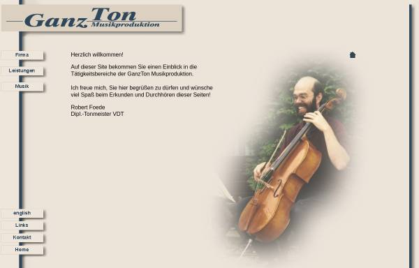 Vorschau von www.ganzton.de, GanzTon Musikproduktion