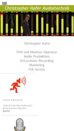 Vorschau der mobilen Webseite www.hafibeat.de, HafiBeat