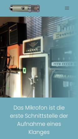 Vorschau der mobilen Webseite www.mikrofon-vergleich.de, Mikrofon-Vergleich