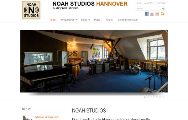 Vorschau von www.noah-studios.de, Noah-Studios