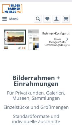 Vorschau der mobilen Webseite www.bilderrahmenwerk.de, Bilderbuch Köln