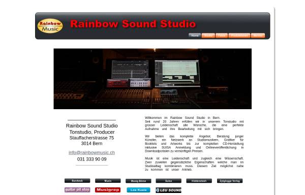 Vorschau von www.rainbowmusic.ch, Rainbow Sound Studio